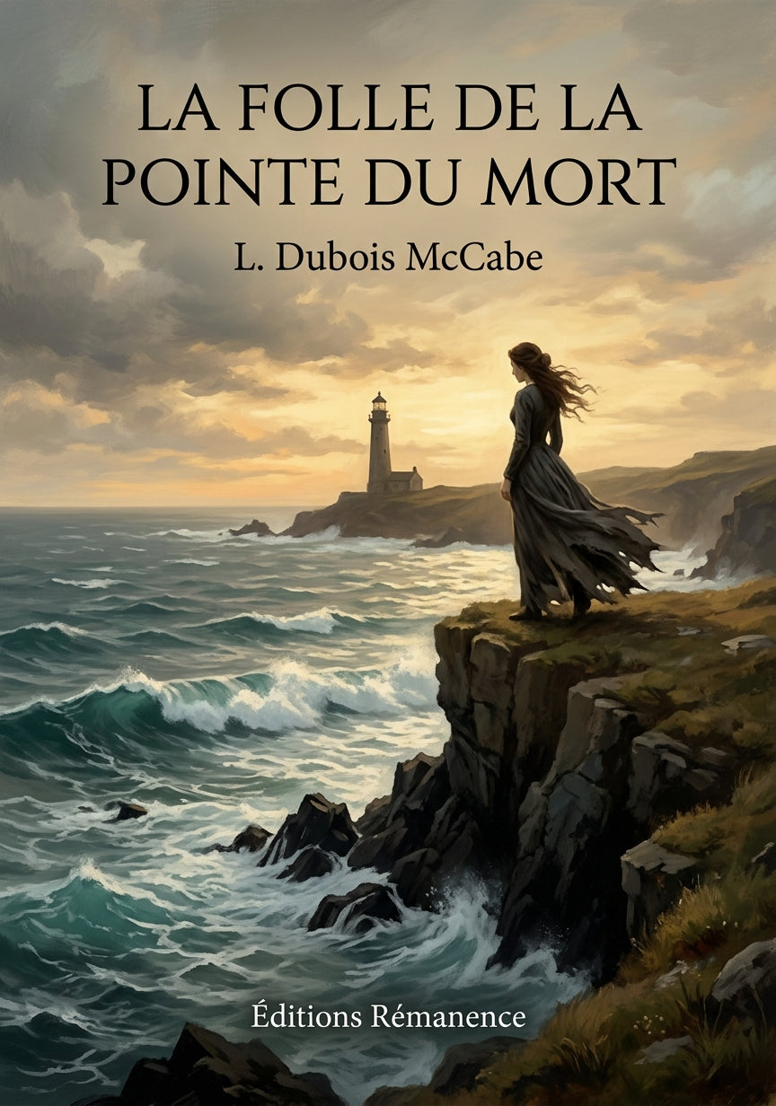Livre La folle de la Pointe du mort par L. Dubois McCabe - Couverture - Editions Remanence