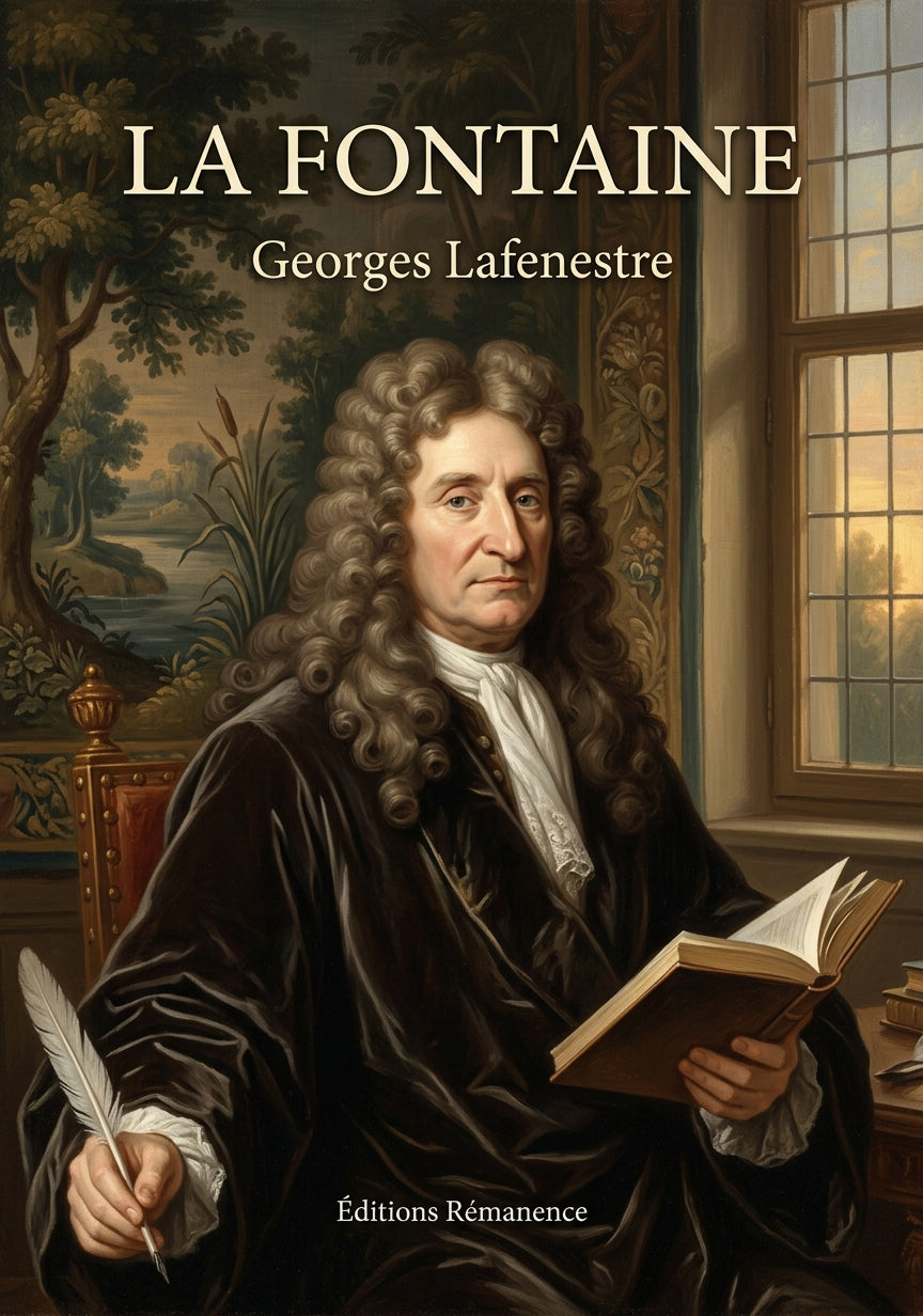 Livre La Fontaine par Georges Lafenestre - Couverture - Editions Remanence