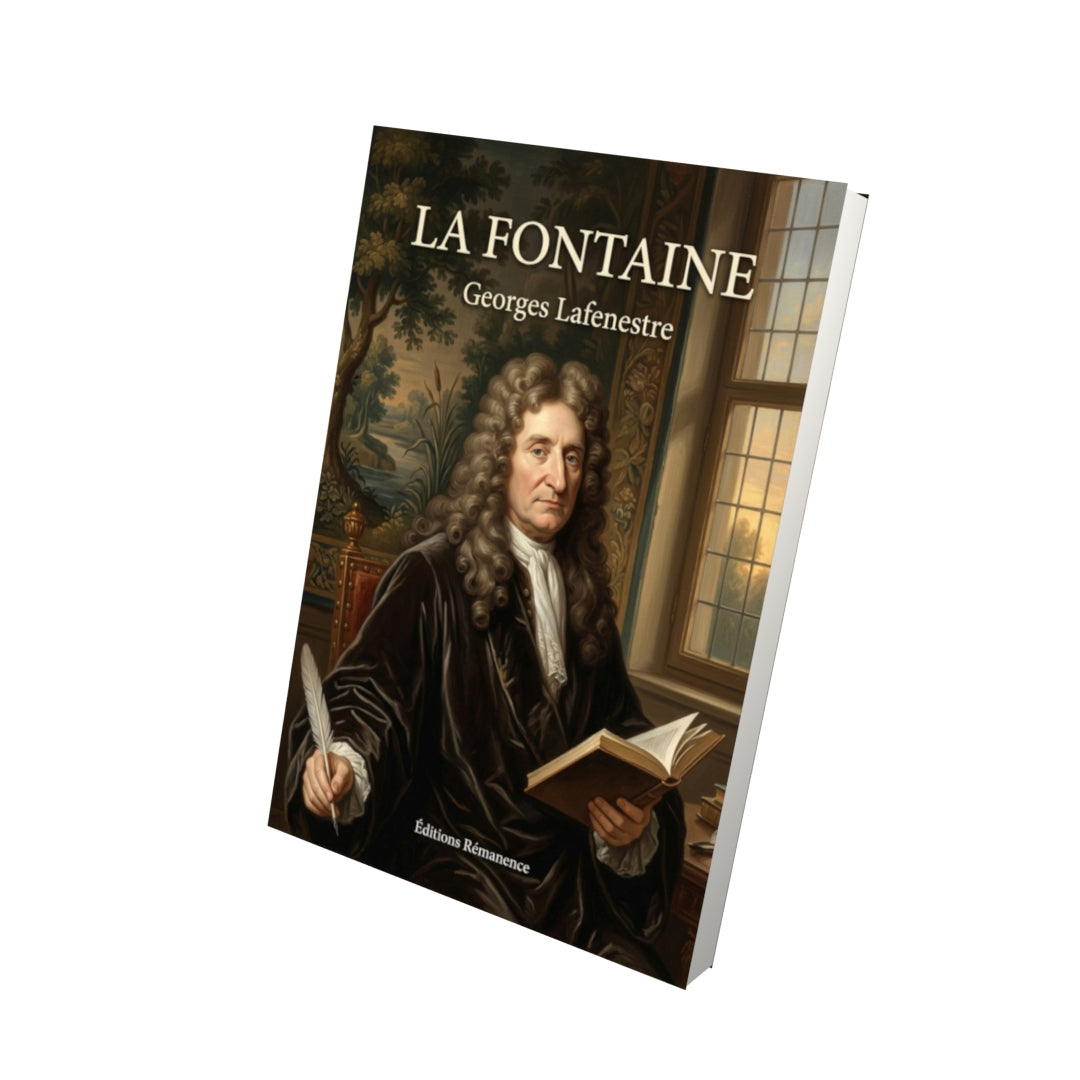 Livre La Fontaine par Georges Lafenestre - Vue 3D - Editions Remanence