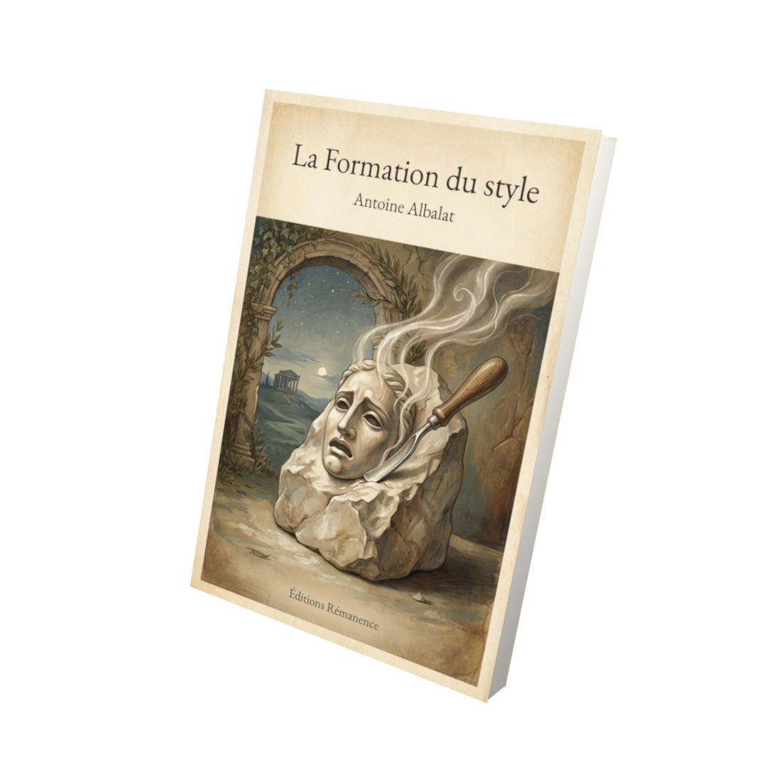 Livre La Formation du style – Antoine Albalat - Vue 3D - Editions Remanence