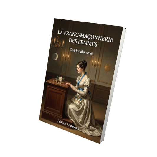 Livre La Franc-maçonnerie des femmes par Charles Monselet - Vue 3D - Editions Remanence