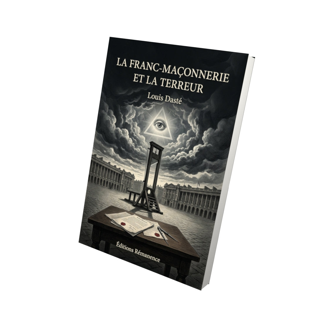 Livre La Franc-Maçonnerie et la Terreur - Louis Dasté - Vue 3D - Editions Remanence