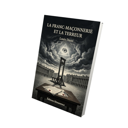 Livre La Franc-Maçonnerie et la Terreur - Louis Dasté - Vue 3D - Editions Remanence