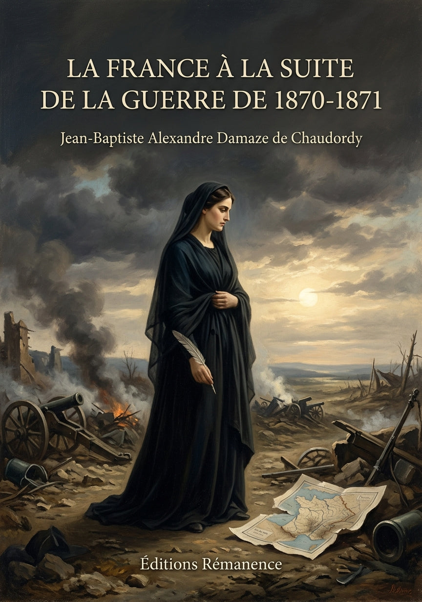 Livre La France à la suite de la guerre de 1870-1871 par Jean-Baptiste Alexandre Damaze de Chaudordy - Couverture - Editions Remanence