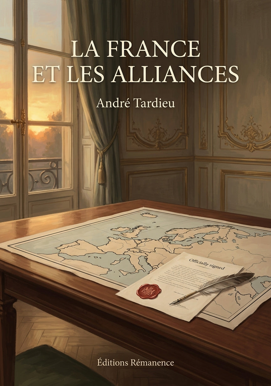 Livre La France et les alliances par André Tardieu - Couverture - Editions Remanence