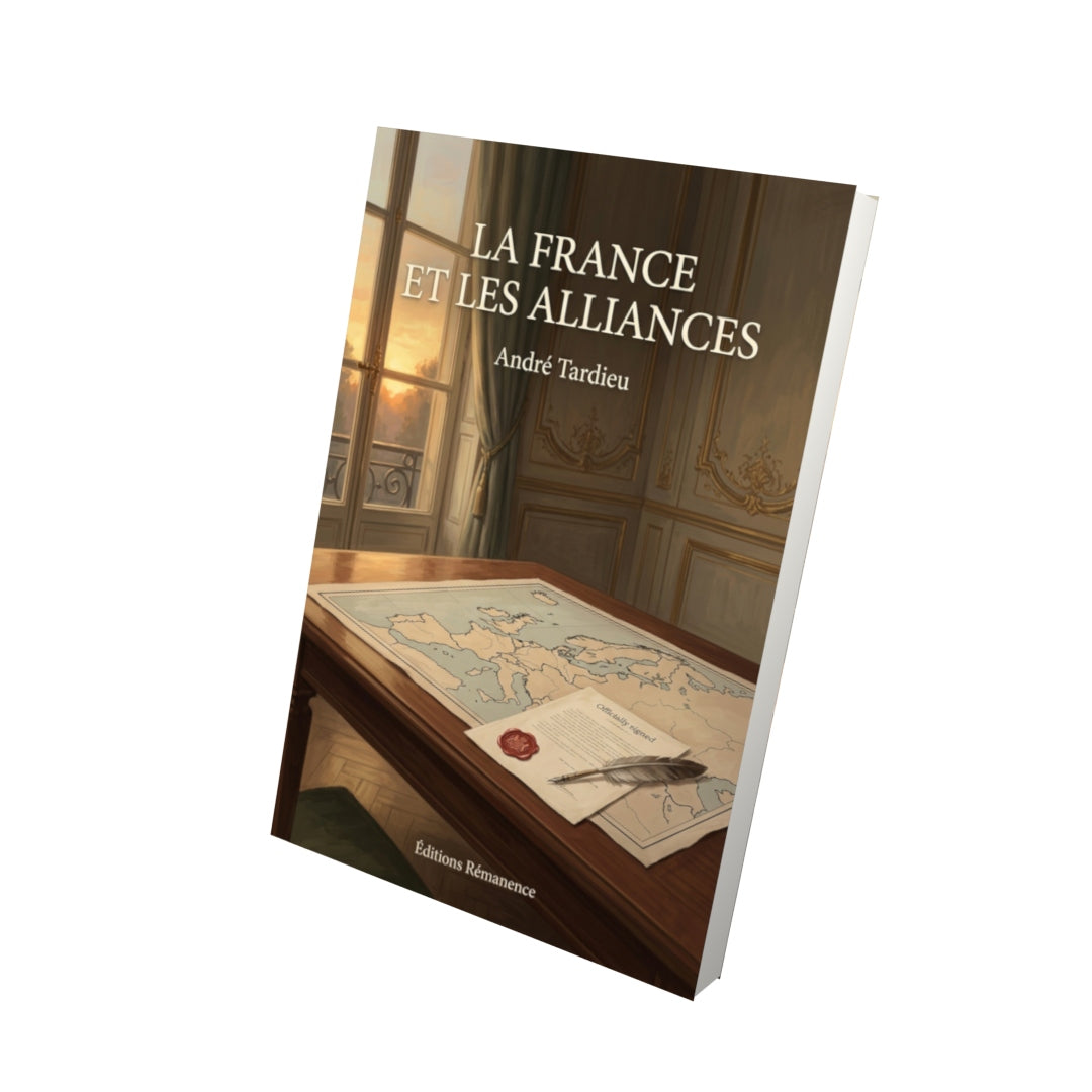 Livre La France et les alliances par André Tardieu - Vue 3D - Editions Remanence