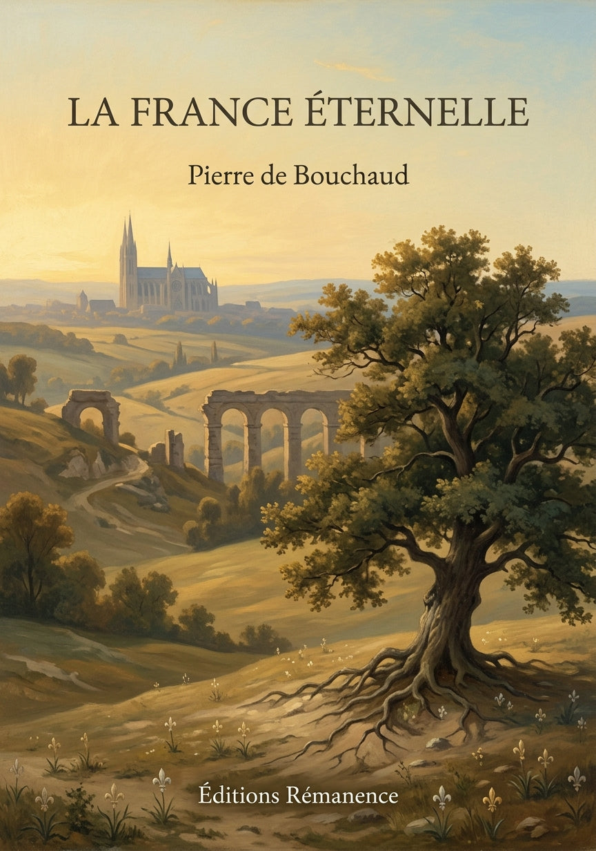 Livre La France éternelle par Pierre de Bouchaud - Couverture - Editions Remanence