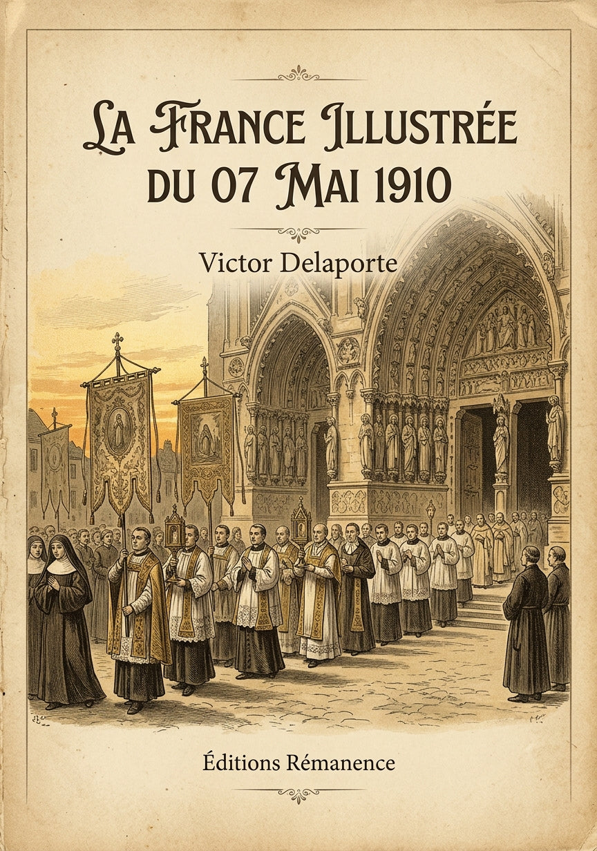 Livre La France illustrée du 07 mai 1910 par Victor Delaporte - Couverture - Editions Remanence