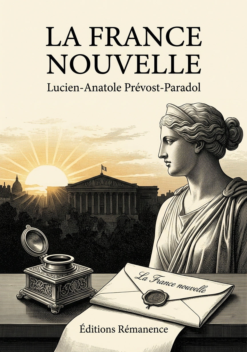 Livre La France nouvelle par Lucien-Anatole Prévost-Paradol - Couverture - Editions Remanence