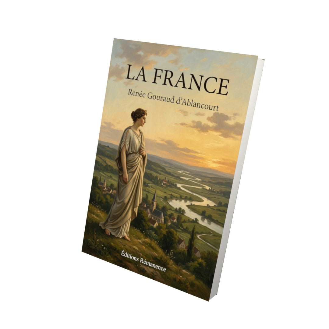 Livre La France par Renée Gouraud d’Ablancourt - Vue 3D - Editions Remanence