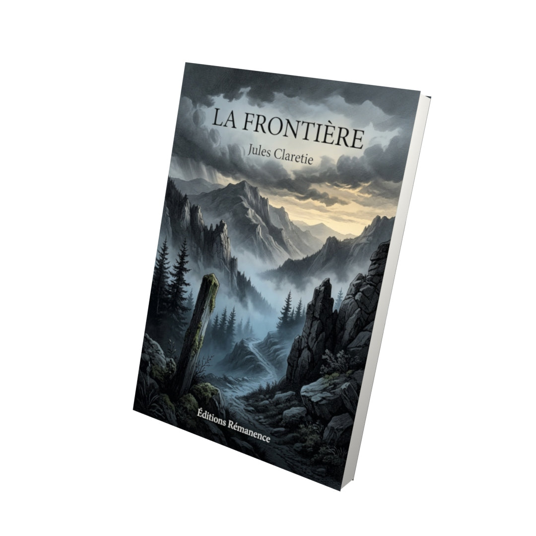 Livre La Frontière par Maurice Leblanc - Vue 3D - Editions Remanence
