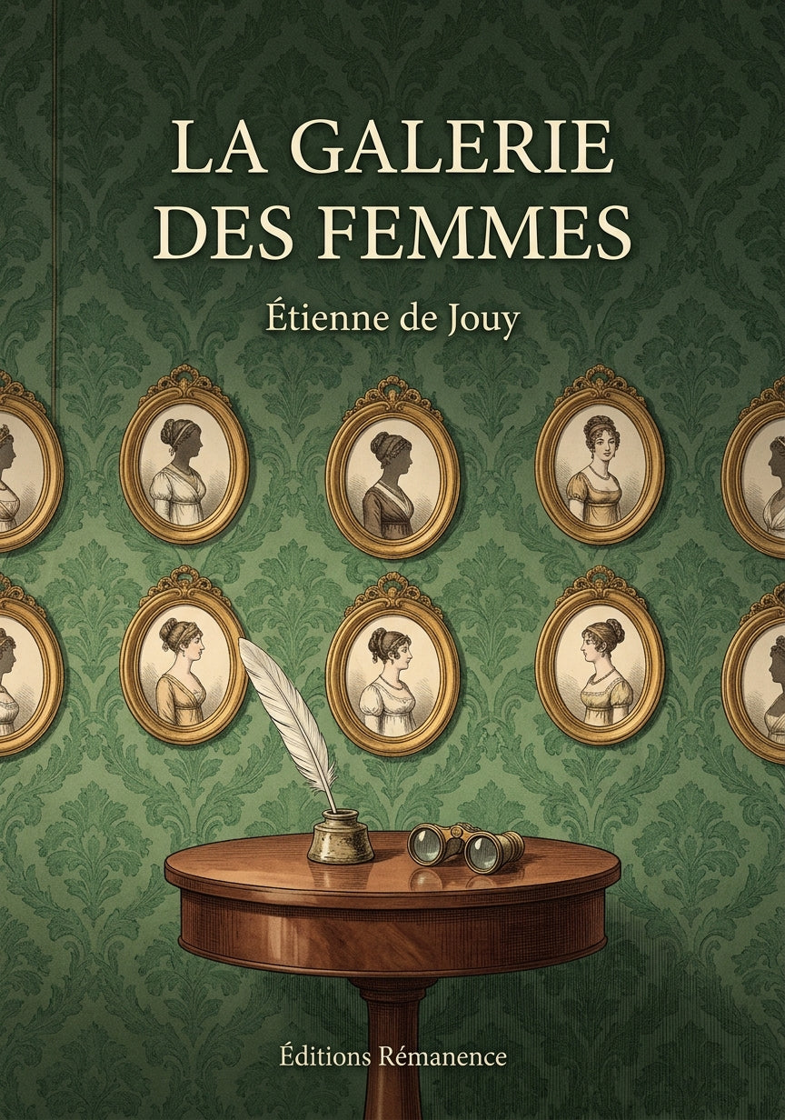 Livre La Galerie des femmes par Étienne de Jouy - Couverture - Editions Remanence