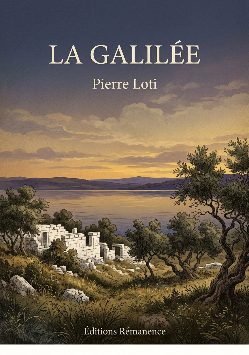 Livre La Galilée par Pierre Loti - Couverture - Editions Remanence