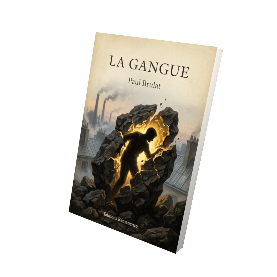 Livre La gangue - Paul Brulat - Vue 3D - Editions Remanence