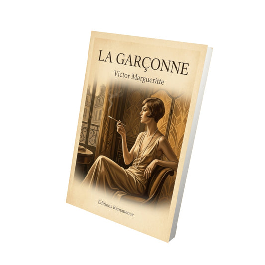 Livre La garçonne - Victor Margueritte - Vue 3D - Editions Remanence