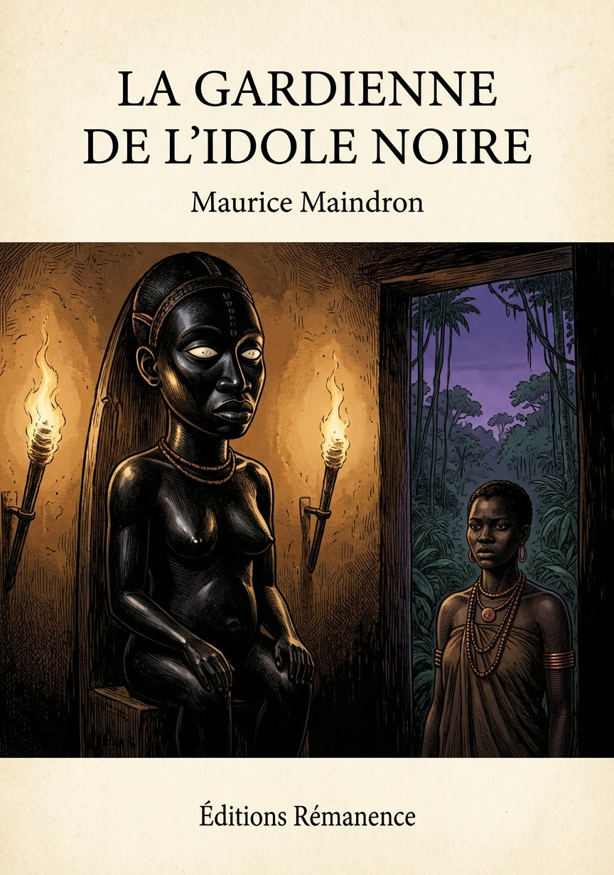 La gardienne de l'idole noire - Maurice Maindron (Couverture)