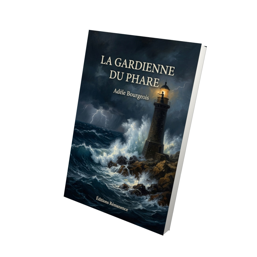 Livre La Gardienne du Phare par Adèle Bourgeois - Vue 3D - Editions Remanence