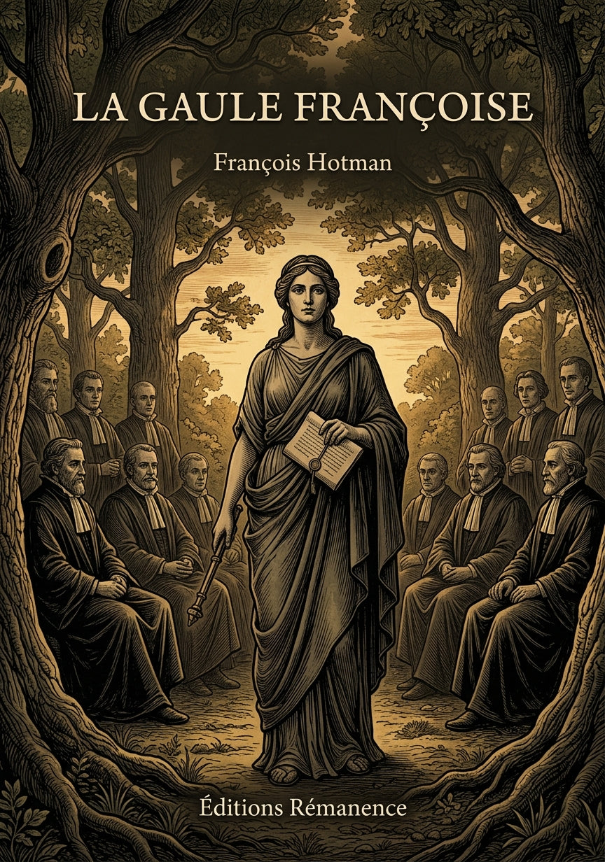 Livre La Gaule francoise par François Hotman - Couverture - Editions Remanence