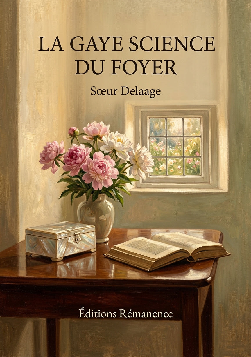 Livre La gaye science du foyer par Sœur Delaage - Couverture - Editions Remanence