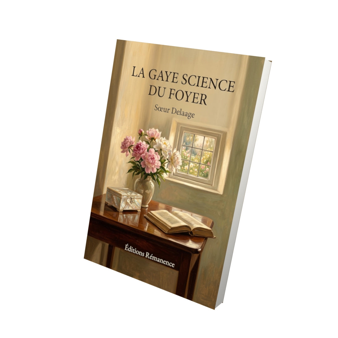 Livre La gaye science du foyer par Sœur Delaage - Vue 3D - Editions Remanence