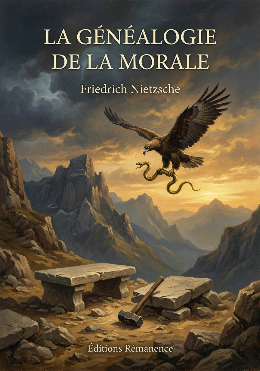 Livre La Généalogie de la morale par Friedrich Nietzsche - Couverture - Editions Remanence