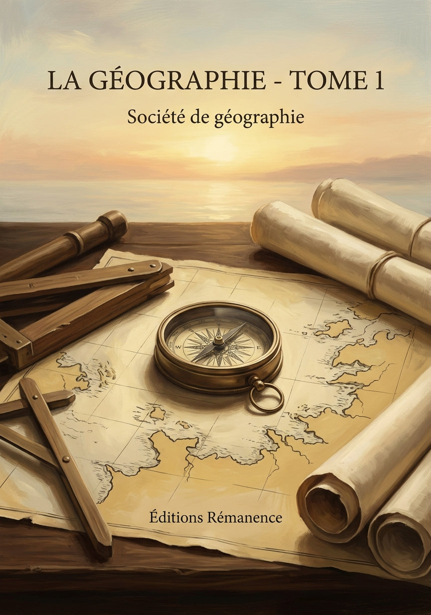 Livre La Géographie - Tome 1 par Société de géographie - Couverture - Editions Remanence