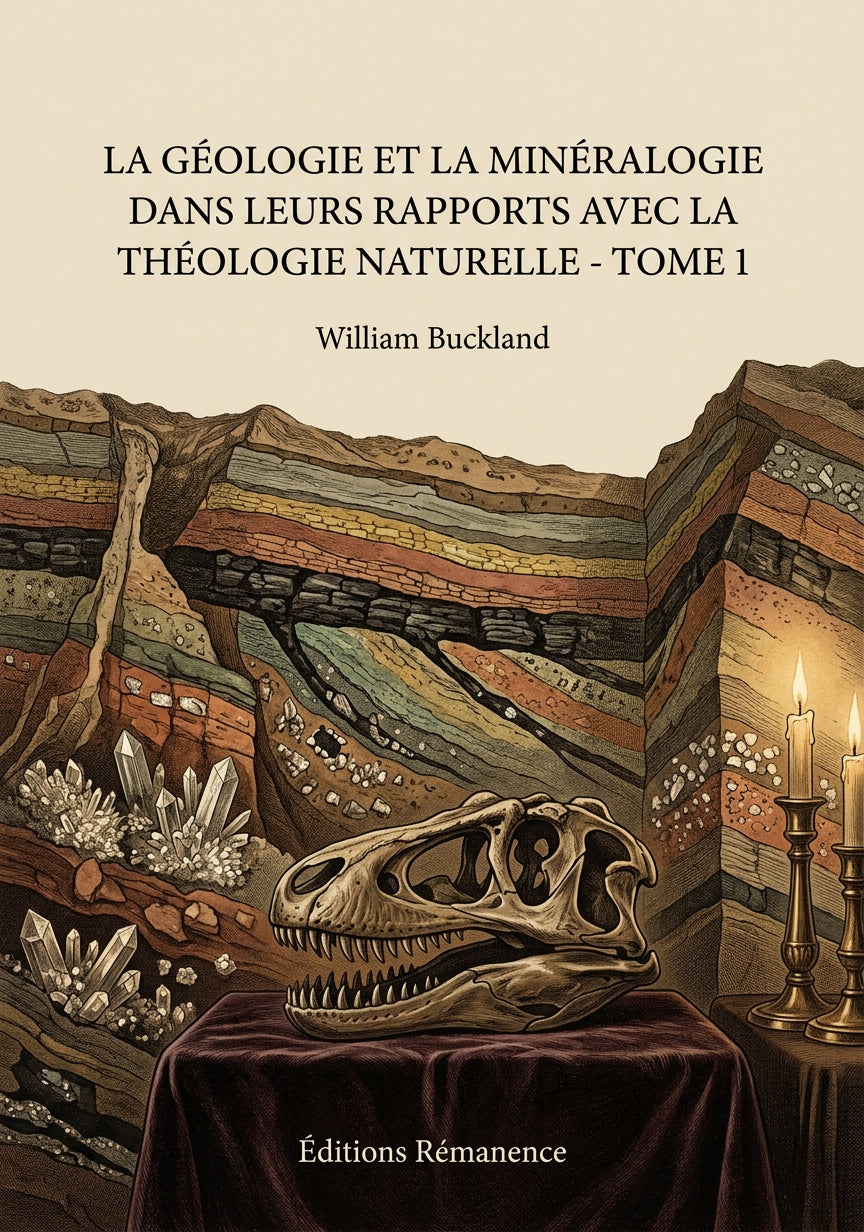 Livre La Géologie et la Minéralogie dans leurs rapports avec la théologie naturelle - Tome 2 par William Buckland - Couverture - Editions Remanence