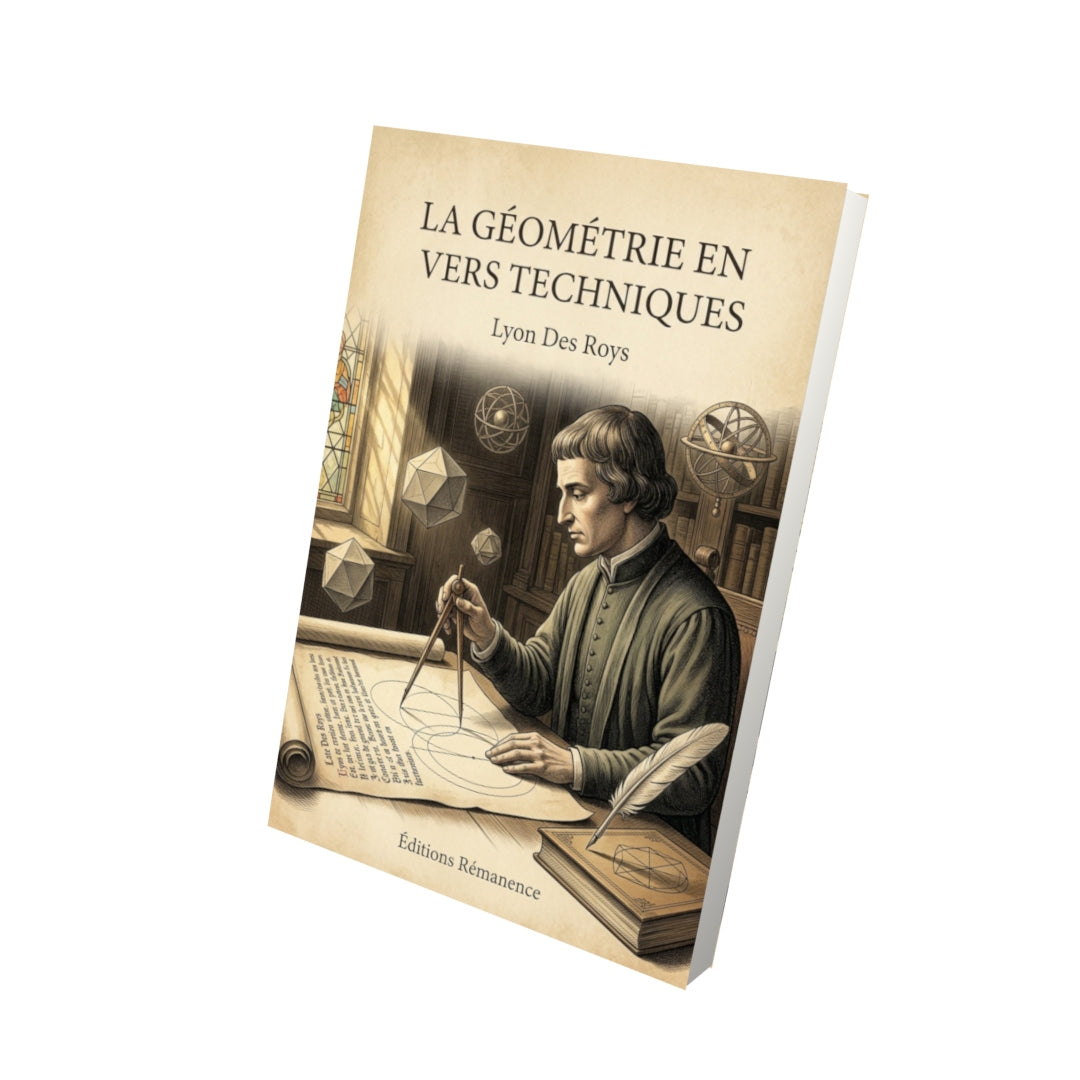 Livre La géométrie en vers techniques - Lyon Des Roys - Vue 3D - Editions Remanence