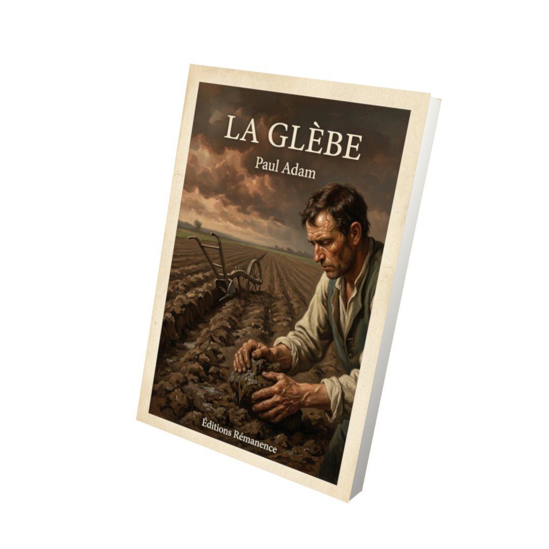 Livre La glèbe - Paul Adam - Vue 3D - Editions Remanence