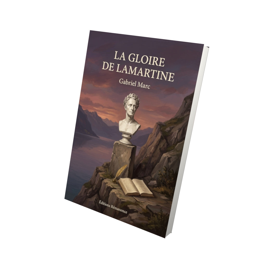 Livre La Gloire de Lamartine par Gabriel Marc - Vue 3D - Editions Remanence