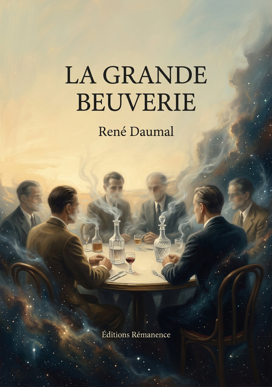 Livre La Grande Beuverie par René Daumal - Couverture - Editions Remanence