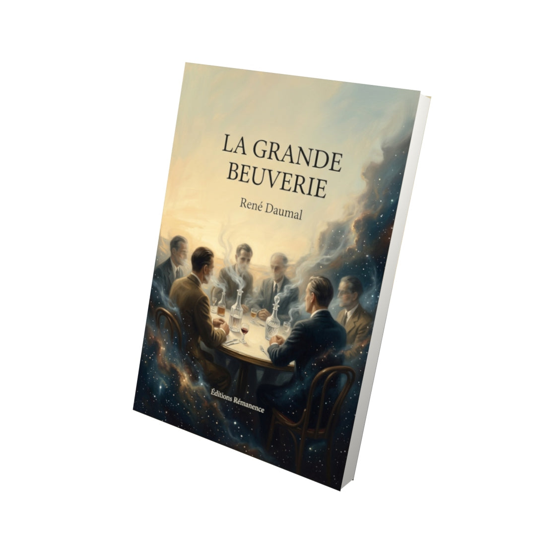 Livre La Grande Beuverie par René Daumal - Vue 3D - Editions Remanence
