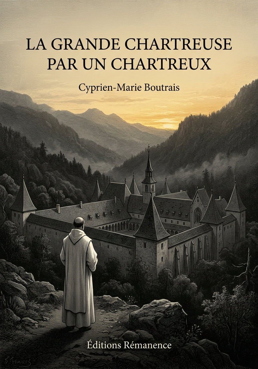 Livre La Grande Chartreuse par un chartreux par Cyprien-Marie Boutrais - Couverture - Editions Remanence