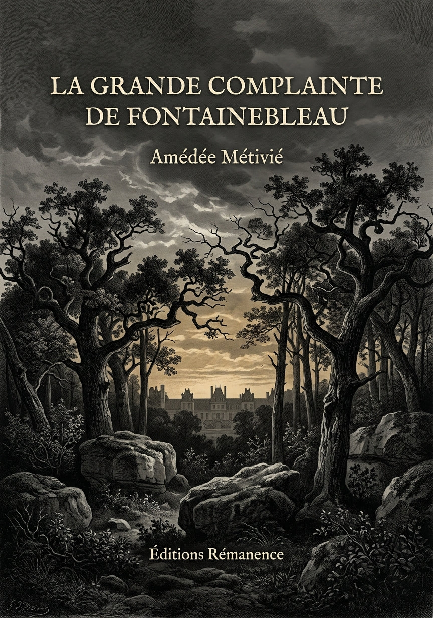 Livre La Grande Complainte de Fontainebleau par Amédée Métivié - Couverture - Editions Remanence