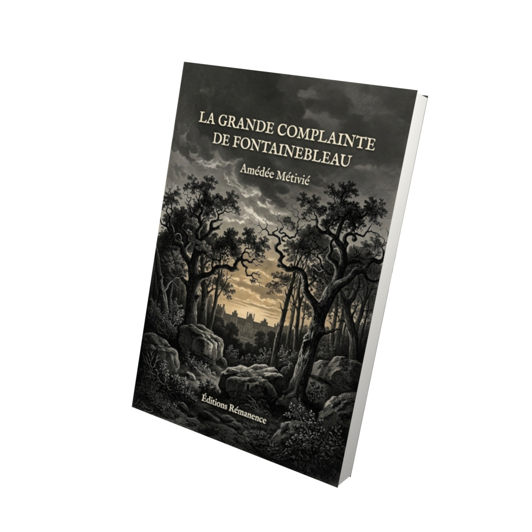 Livre La Grande Complainte de Fontainebleau par Amédée Métivié - Vue 3D - Editions Remanence