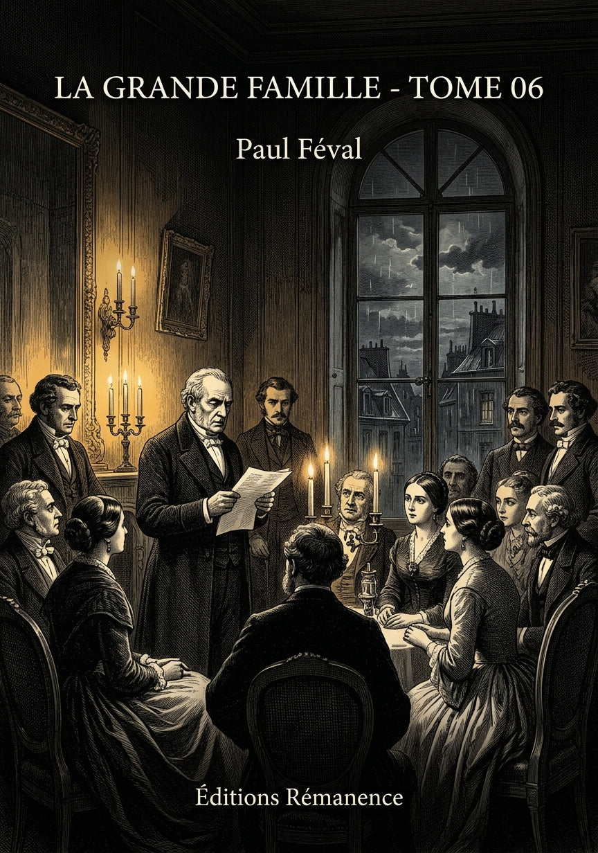Livre La Grande Famille - Tome 06 par Paul Féval - Couverture - Editions Remanence