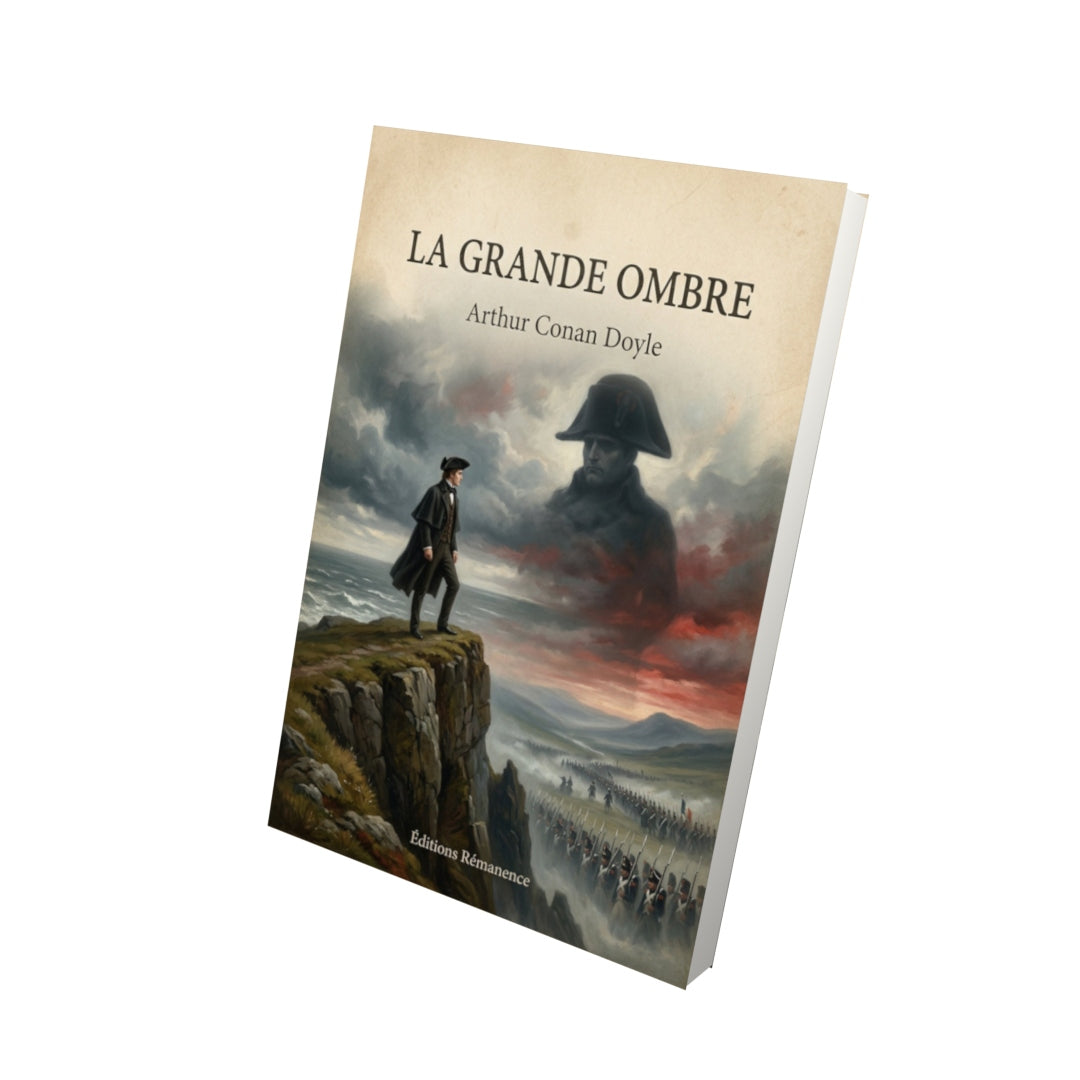 Livre La grande ombre - Arthur Conan Doyle - Vue 3D - Editions Remanence