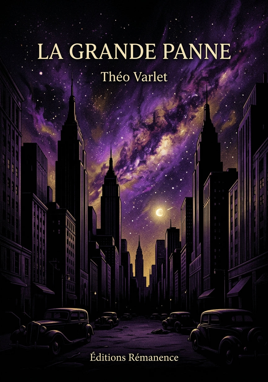 Livre La Grande Panne par Théo Varlet - Couverture - Editions Remanence