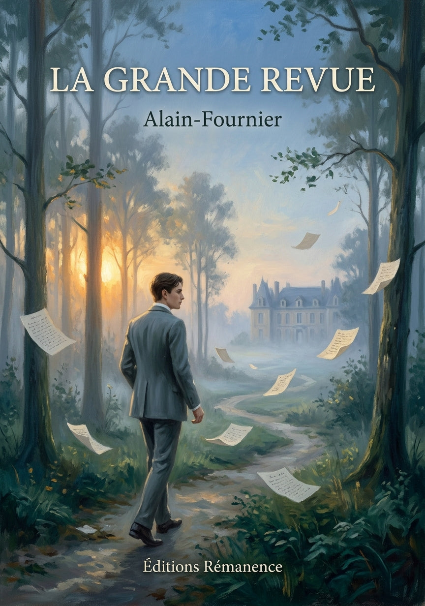 Livre La Grande Revue par Alain-Fournier - Couverture - Editions Remanence