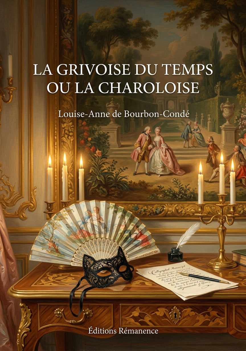 Livre La Grivoise du temps ou la Charoloise par Louise-Anne de Bourbon-Condé - Couverture - Editions Remanence