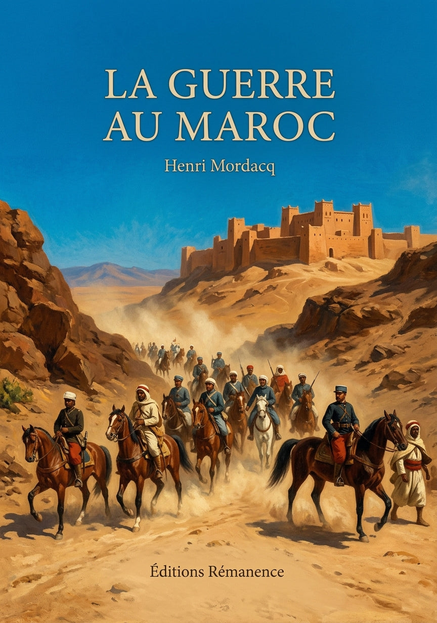 Livre La Guerre au Maroc par Henri Mordacq - Couverture - Editions Remanence