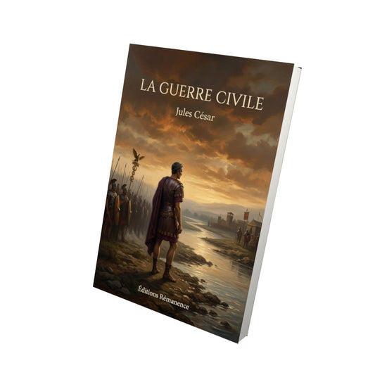 Livre La guerre civile - Jules César - Vue 3D - Editions Remanence