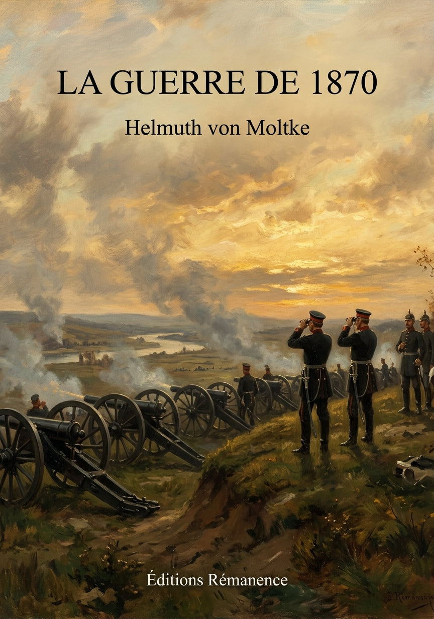 Livre La Guerre de 1870 par Helmuth von Moltke - Couverture - Editions Remanence