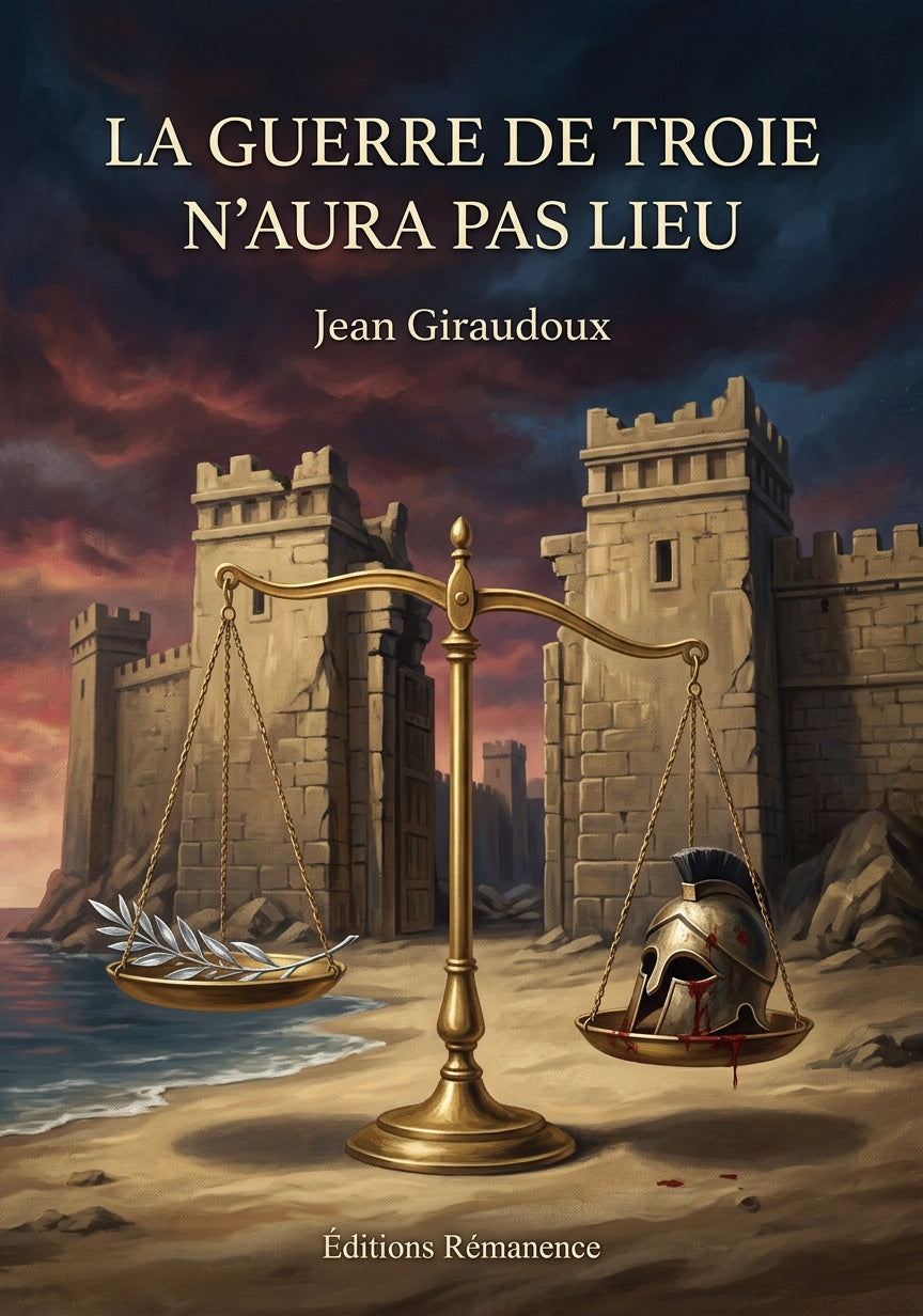 Livre La guerre de Troie n’aura pas lieu par Jean Giraudoux - Couverture - Editions Remanence