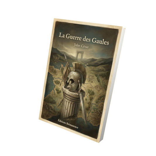 Livre La Guerre des Gaules – Jules César - Vue 3D - Editions Remanence