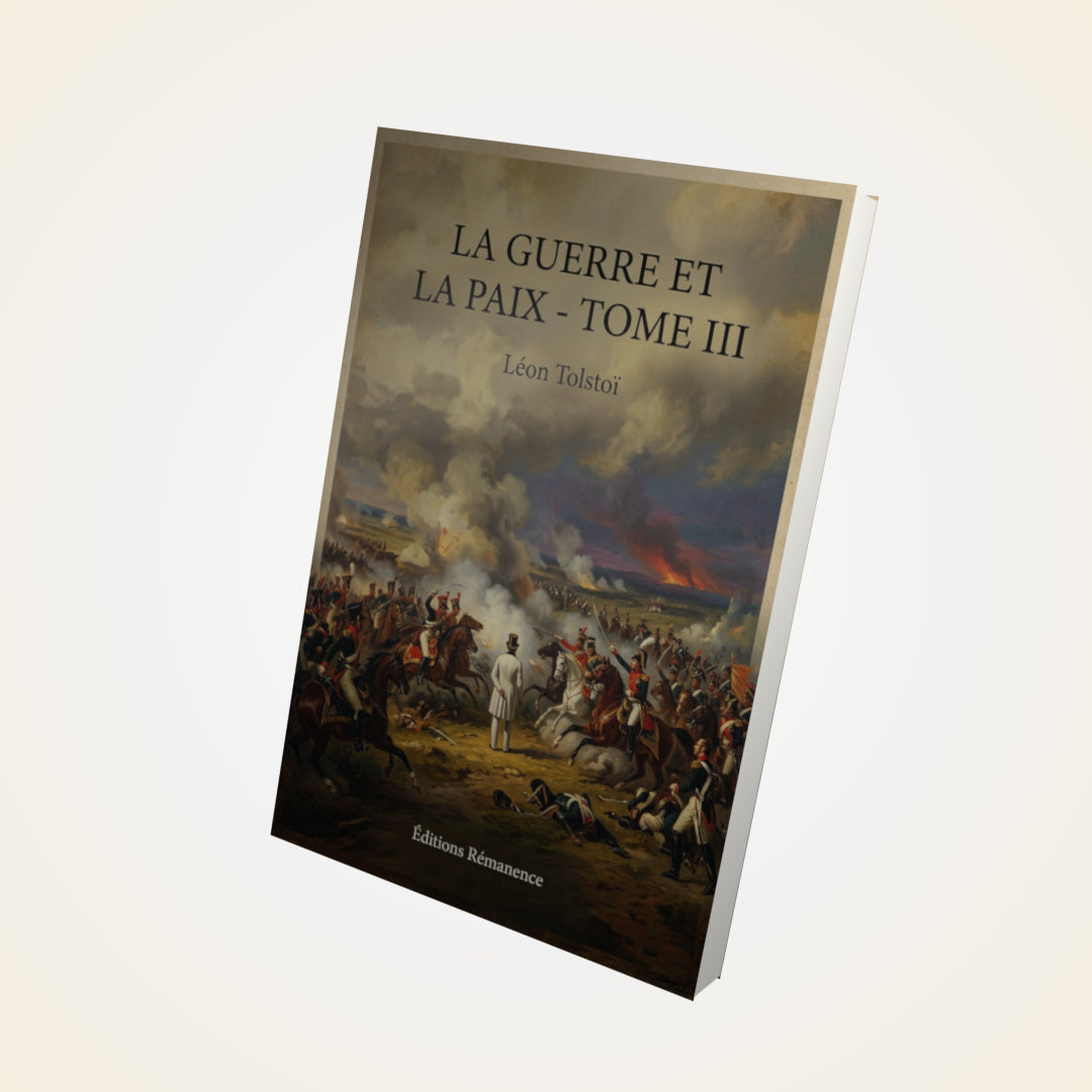 Livre La guerre et la paix - Tome III - Léon Tolstoï - Couverture 3D
