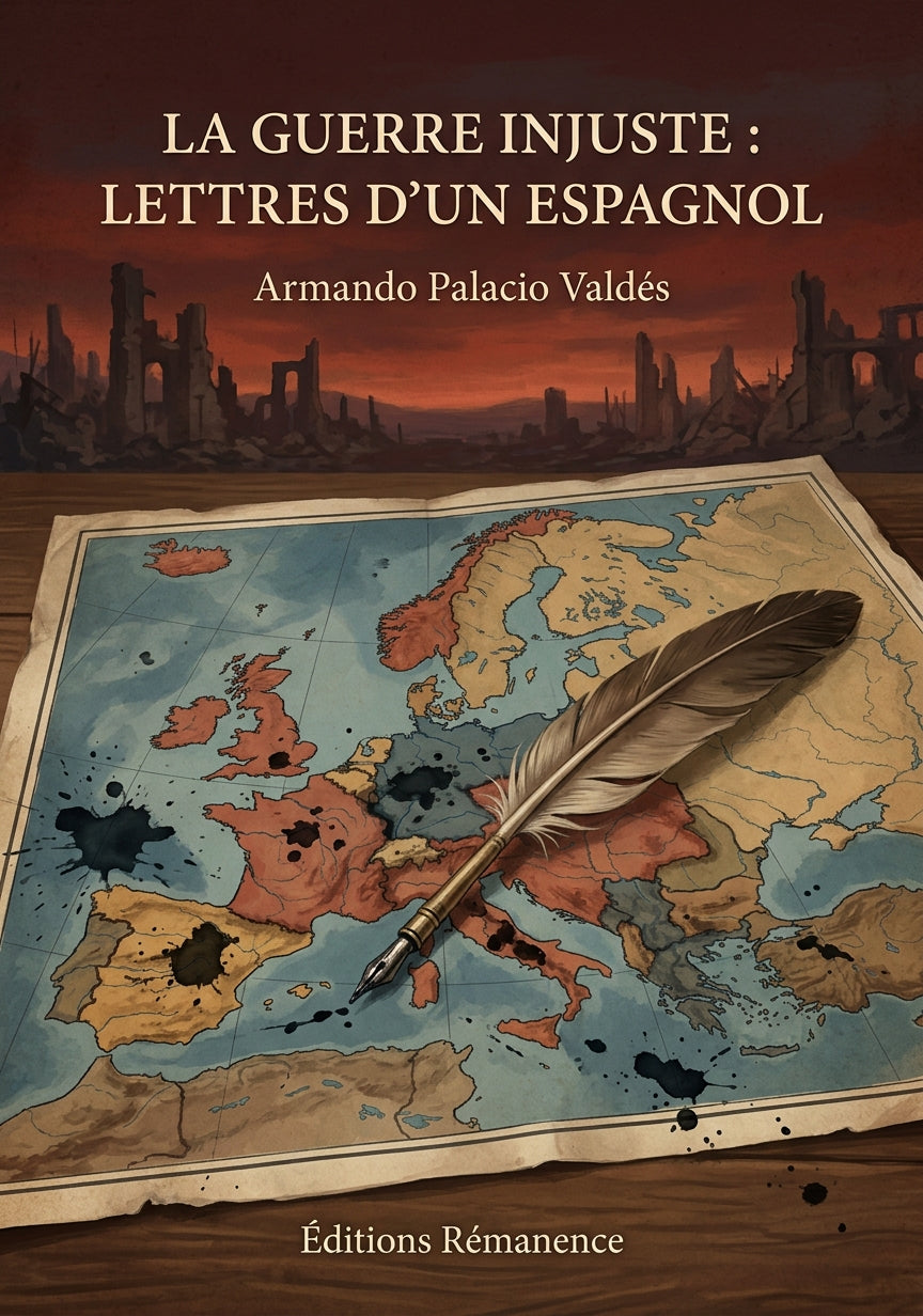 La guerre injuste : lettres d'un Espagnol - Armando Palacio Valdés (Couverture)