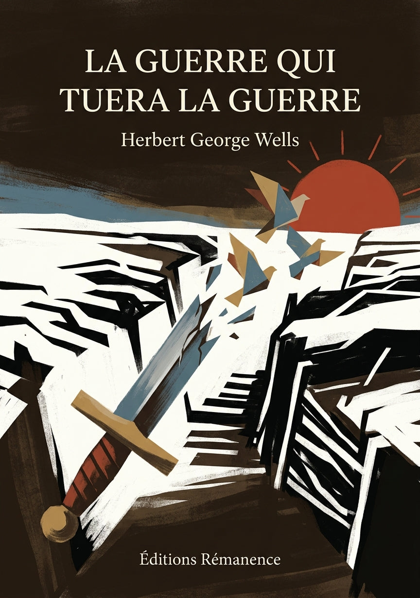 Livre La guerre qui tuera la guerre par Herbert George Wells - Couverture - Editions Remanence