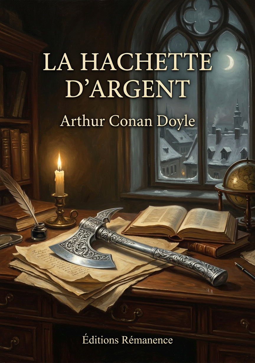 Livre La Hachette d’argent par Arthur Conan Doyle - Couverture - Editions Remanence