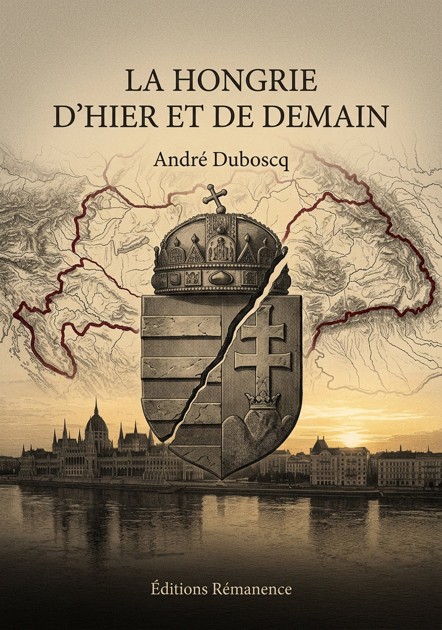 Livre La Hongrie d’hier et de demain par André Duboscq - Couverture - Editions Remanence